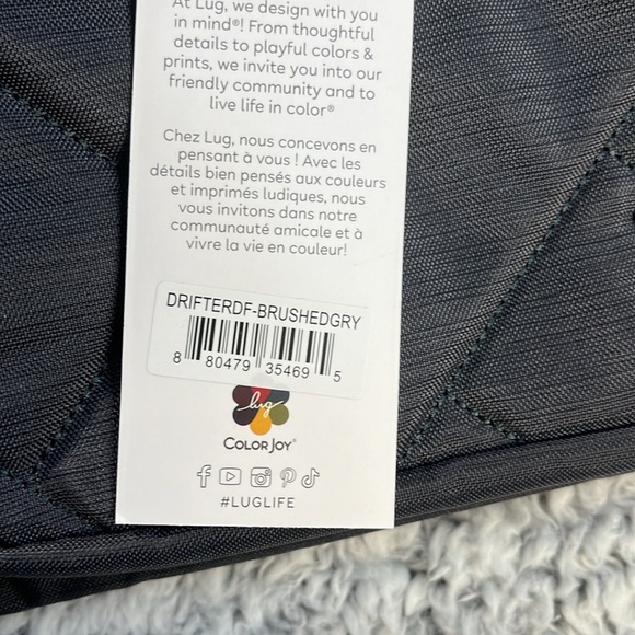 NWT Lug Drifter Duffel Bag - Brushed Grey - Picture 9 of 9